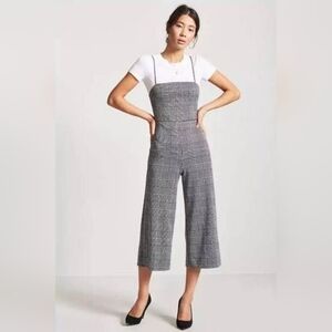 Forever 21 Wide Leg Calf Length Jumpsuit